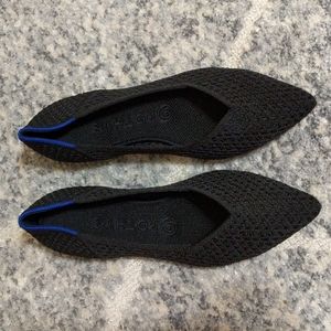 💙ROTHY'S The Point Honey comb Black Solid